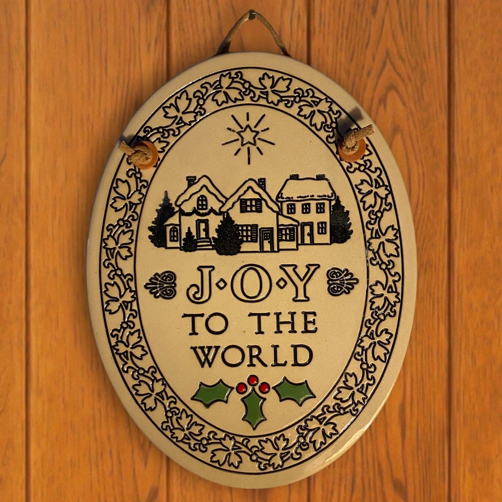 Handmade Holiday Wall Art: JOY TO THE WORLD
